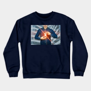 low battery Crewneck Sweatshirt